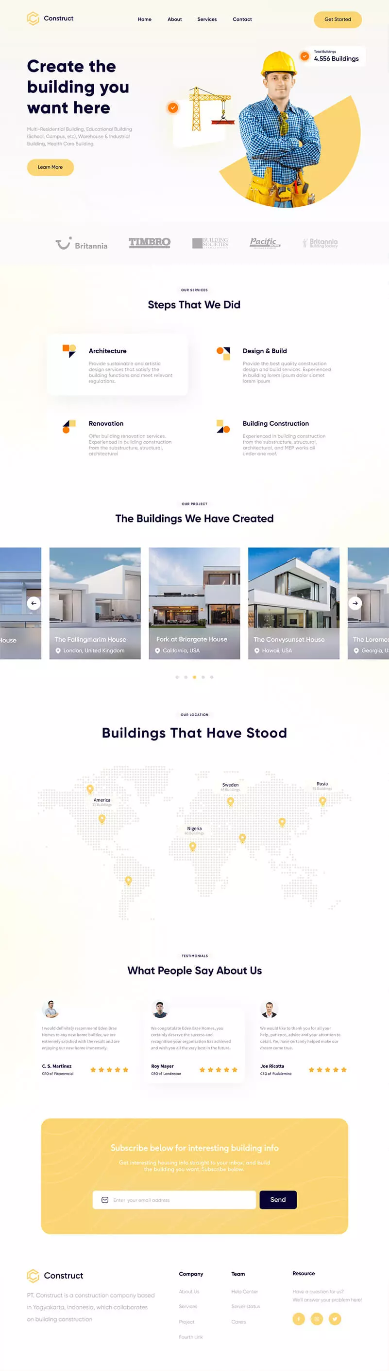 Construction website project 7