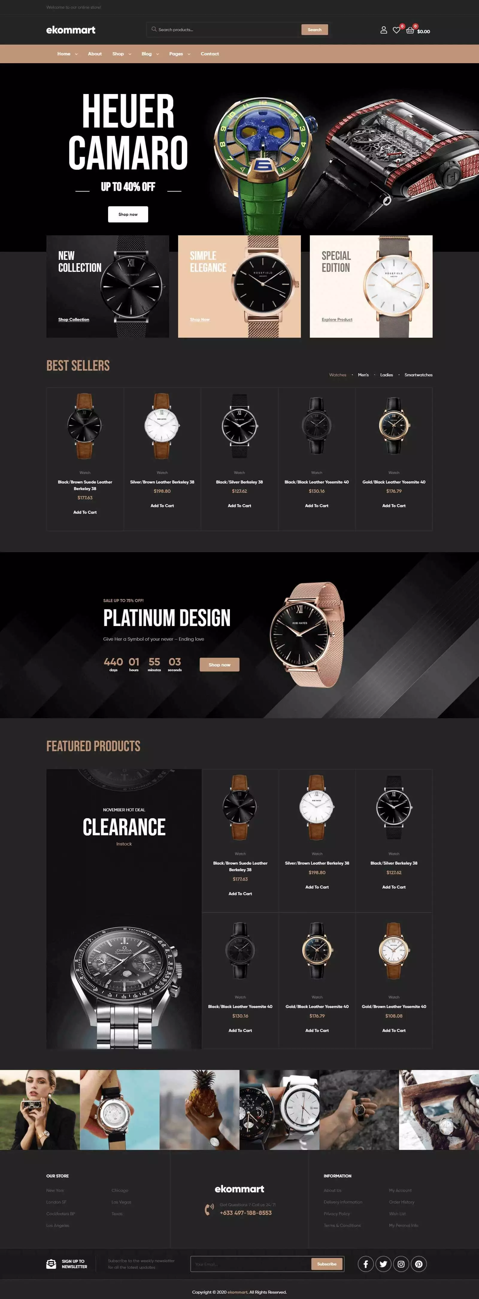 Ecommerce website project 3