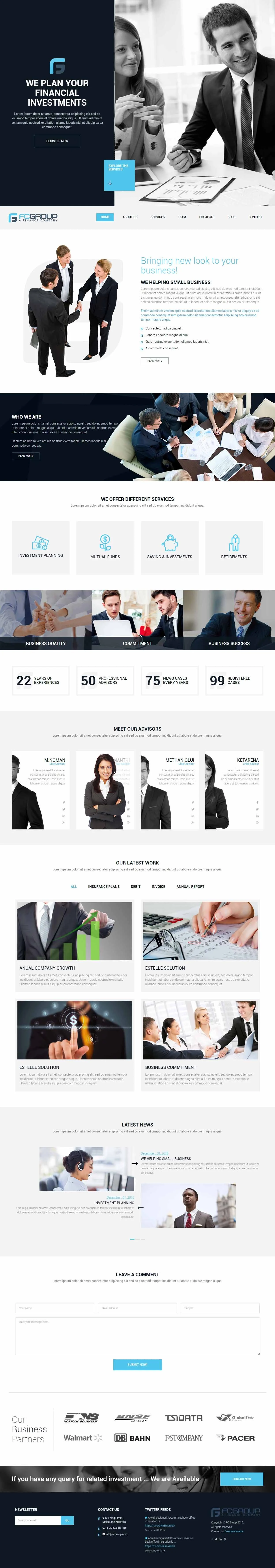 Fintech website project 6