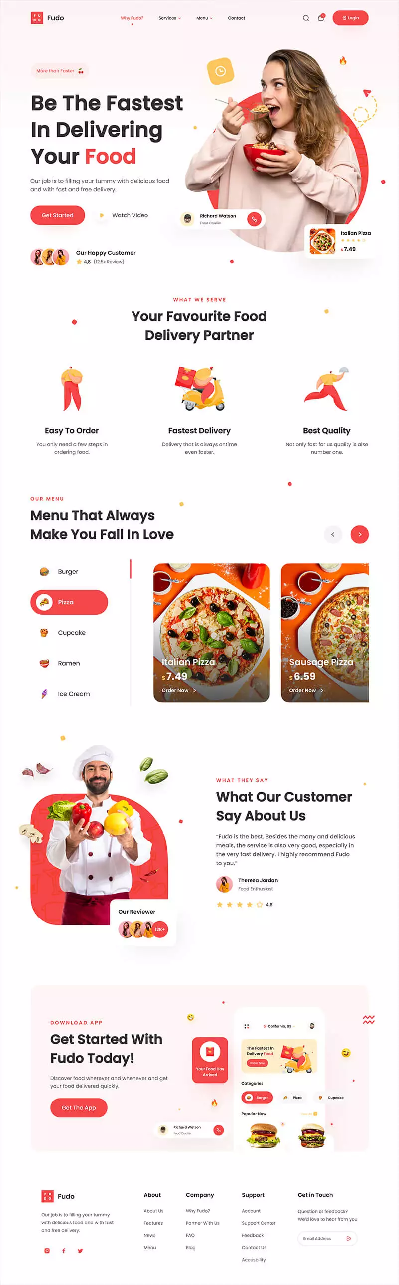 Food website project 7