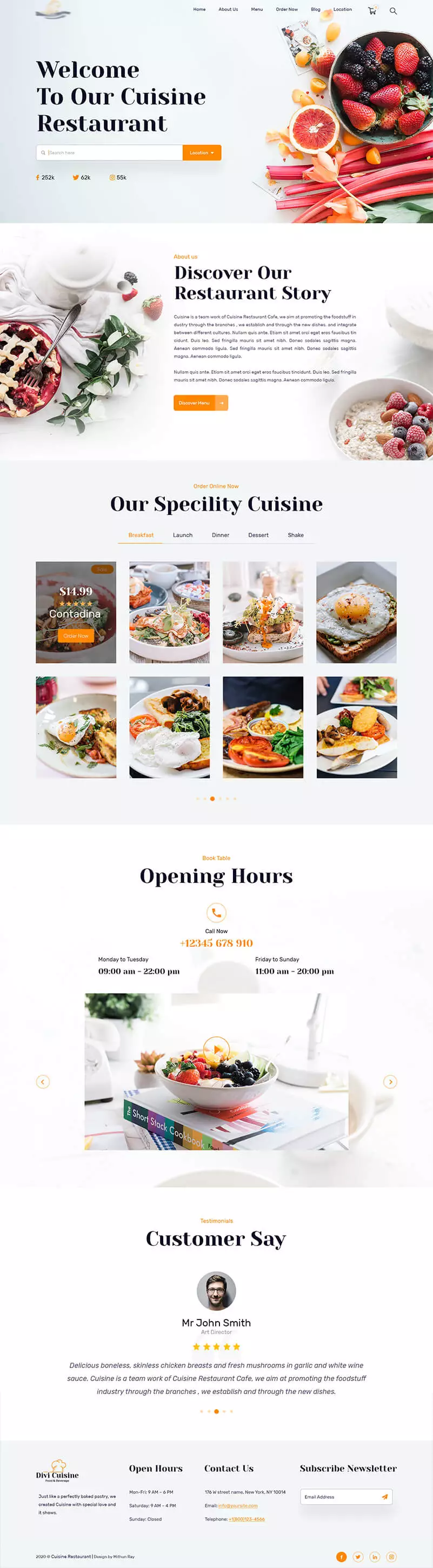Food website project 8