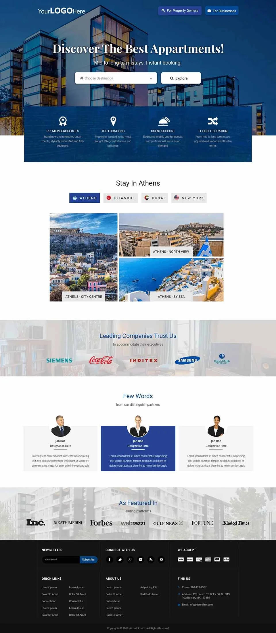 Real Estate website project 4