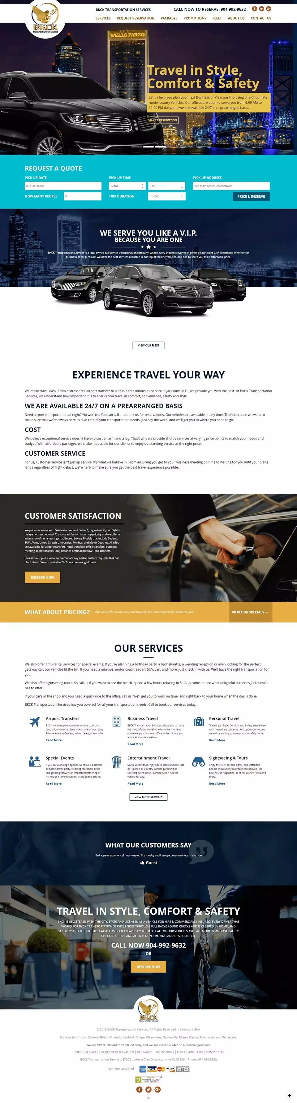 Transport website project 4