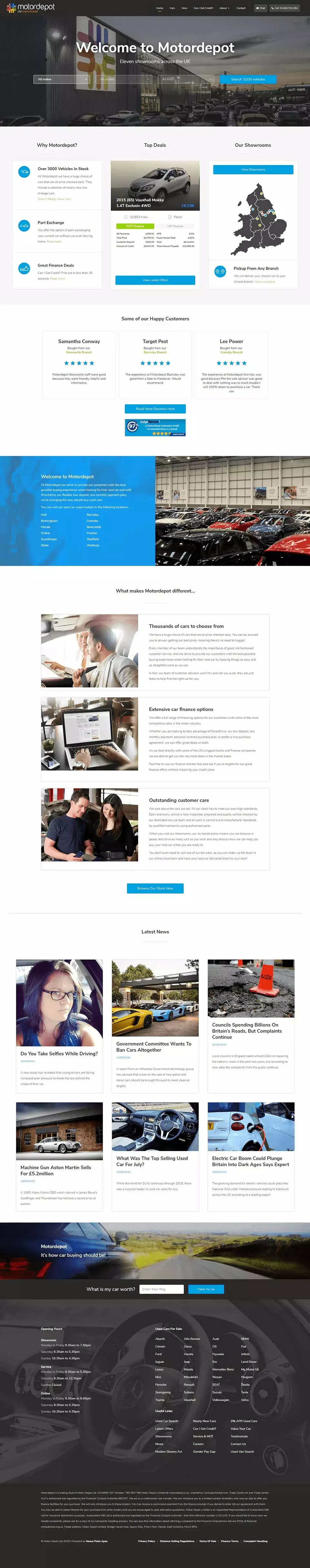 Transport website project 6